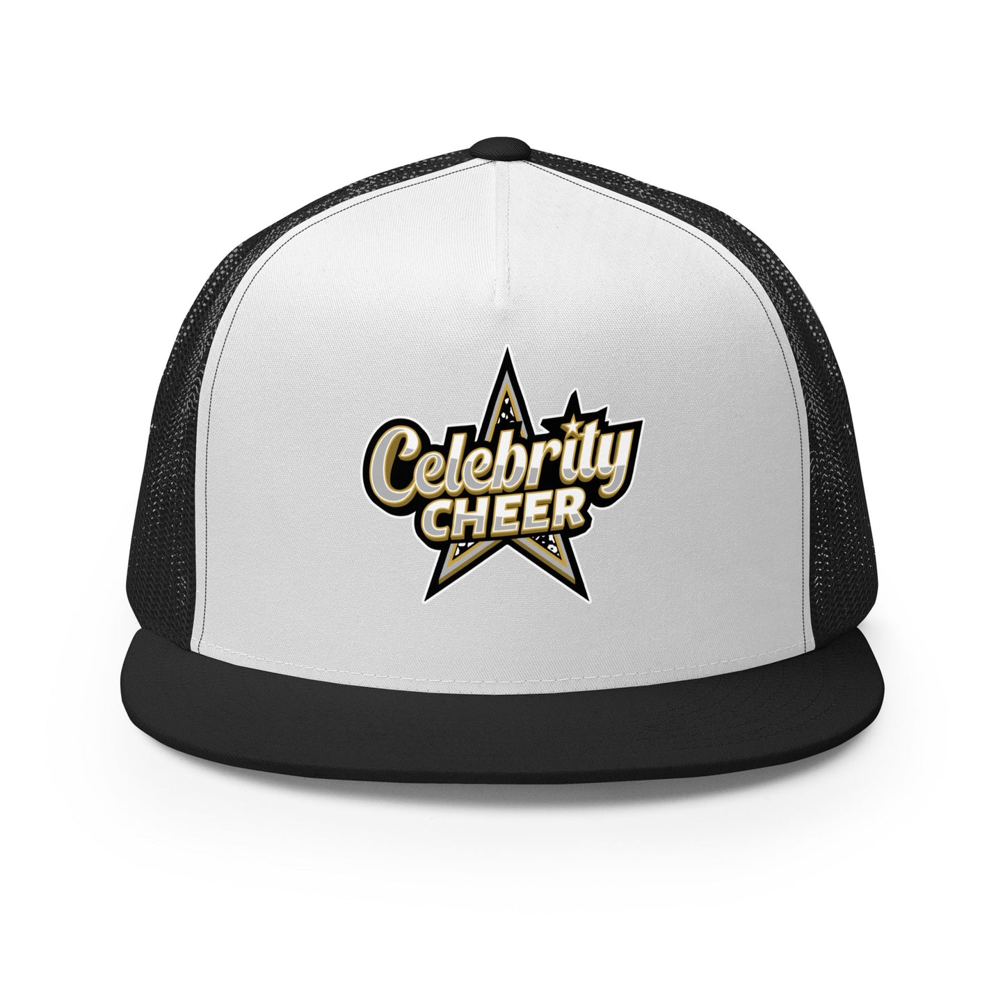 Performance | 5 Panel Trucker Cap | Celebrity Cheer | Celebrity Cheer Logo