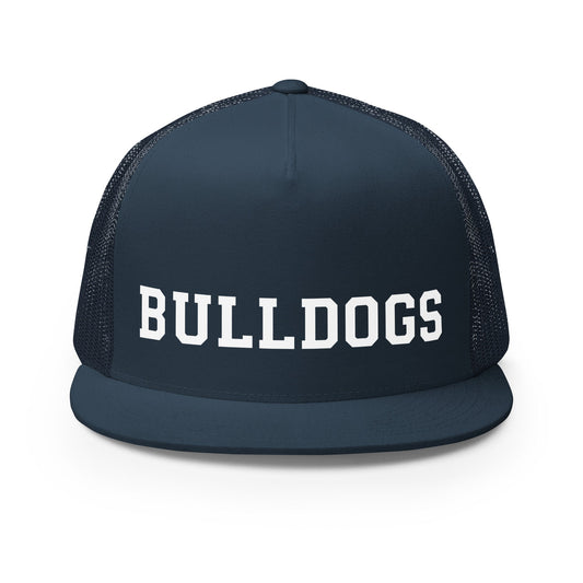 Performance | 5 Panel Trucker Cap | Celina Recreational Football Black | Bulldogs Crest Logo