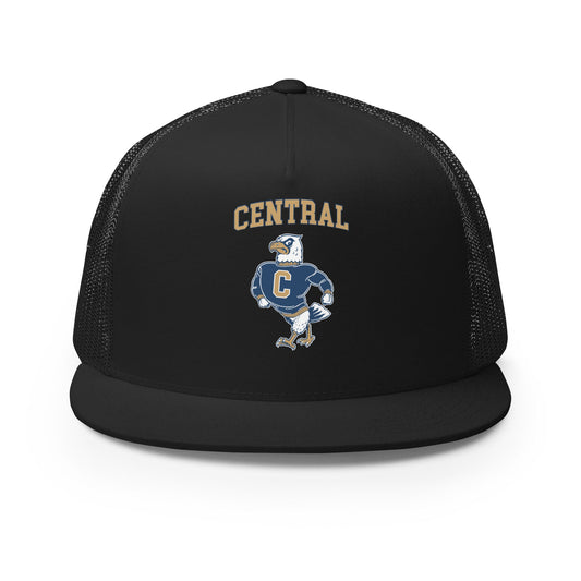 Performance | 5 Panel Trucker Cap | Central Football
