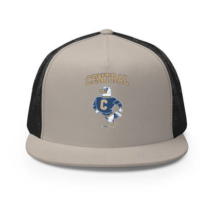 Performance | 5 Panel Trucker Cap | Central Football
