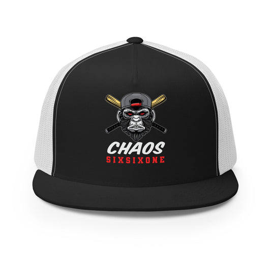 Performance | 5 Panel Trucker Cap | CHAOS 661 7u | SixSixOne Alt Logo