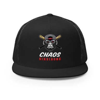 Performance | 5 Panel Trucker Cap | CHAOS 661 7u | SixSixOne Alt Logo