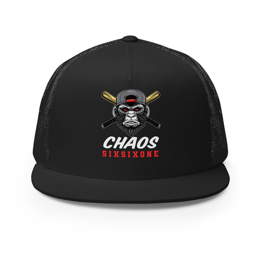Performance | 5 Panel Trucker Cap | CHAOS 661 7u | SixSixOne Alt Logo