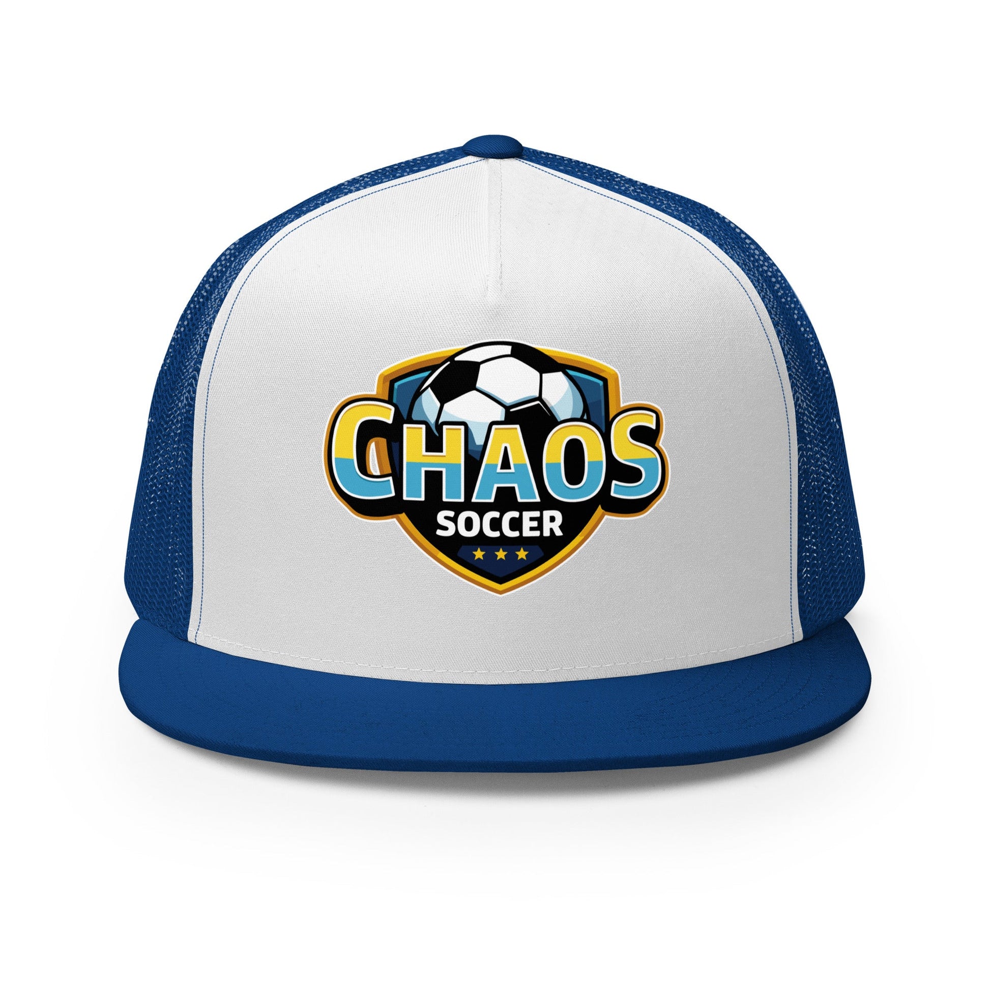 Performance | 5 Panel Trucker Cap | Chaos Soccer | Logo