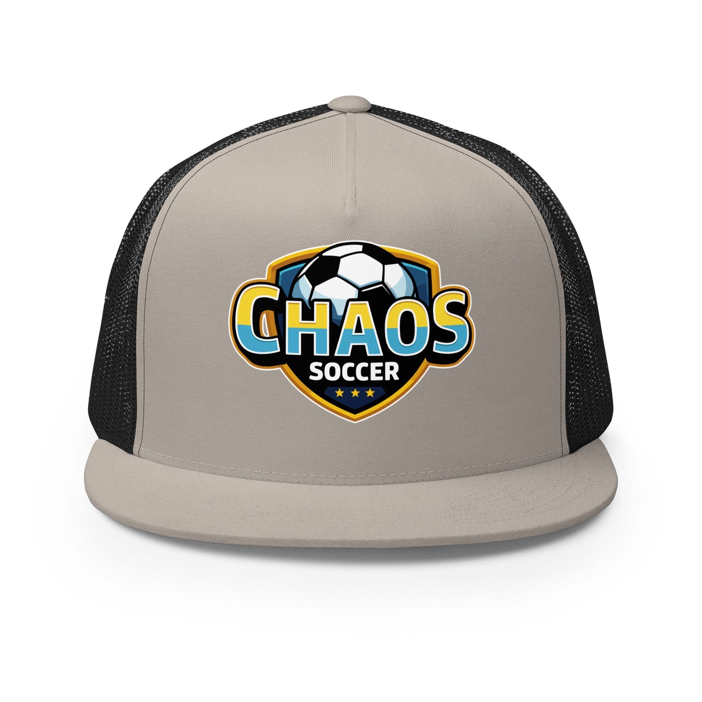 Performance | 5 Panel Trucker Cap | Chaos Soccer | Logo