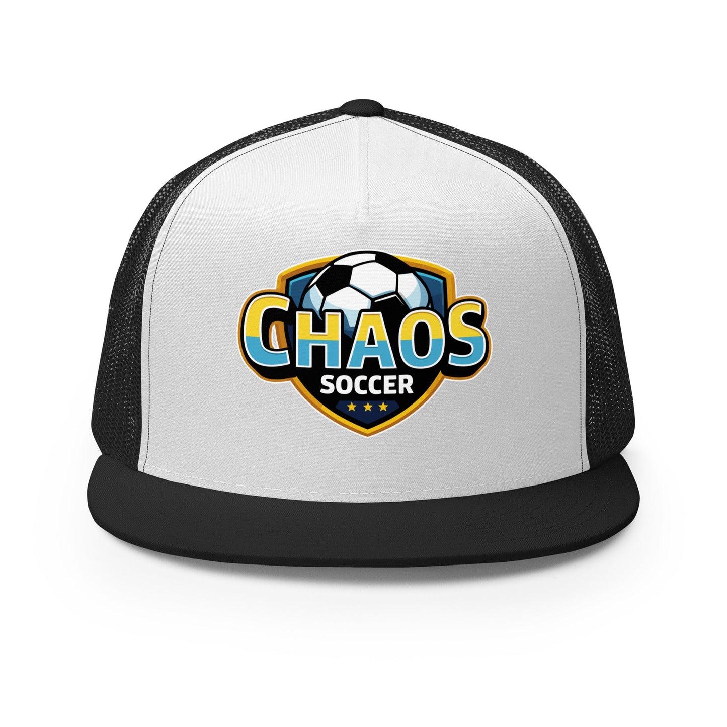 Performance | 5 Panel Trucker Cap | Chaos Soccer | Logo