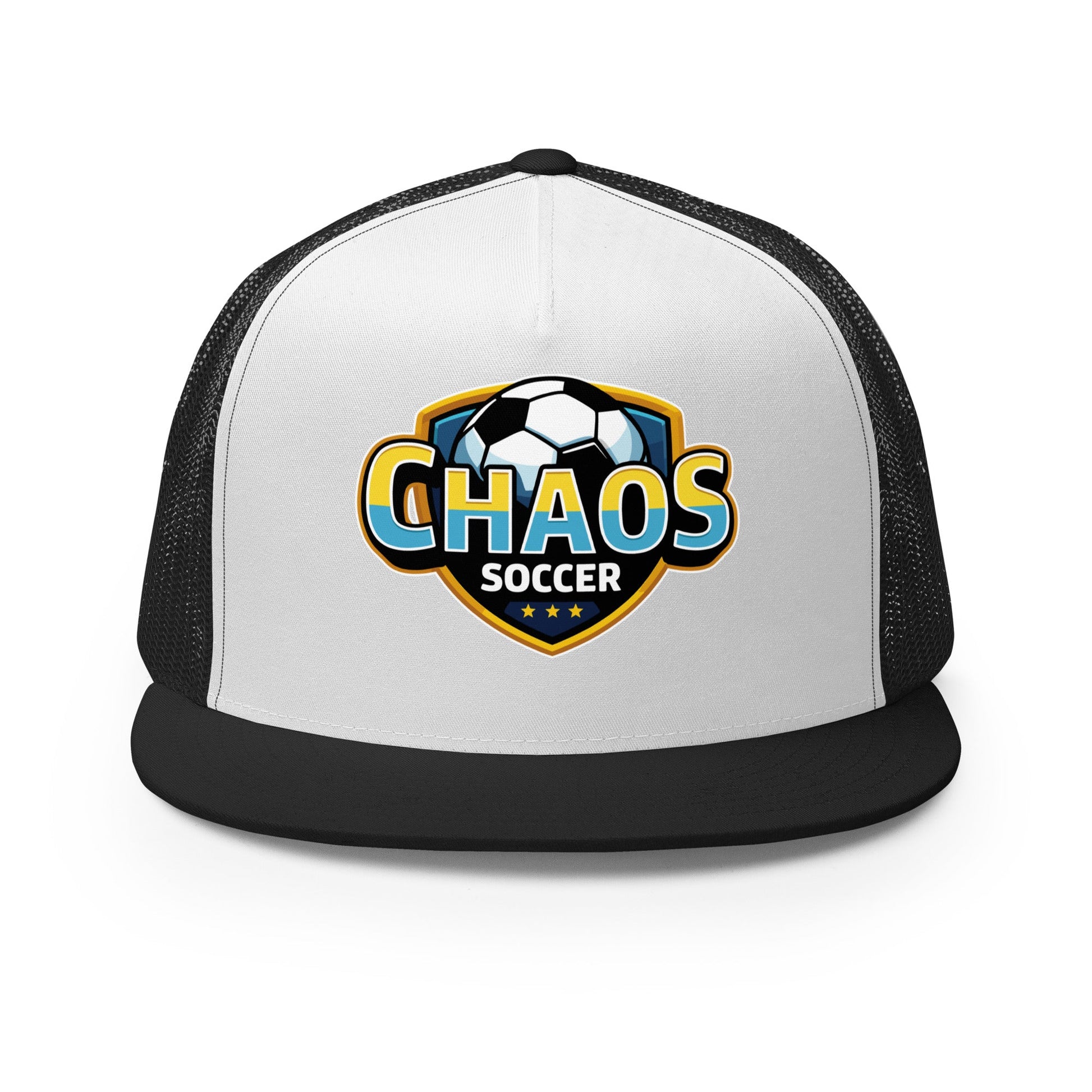 Performance | 5 Panel Trucker Cap | Chaos Soccer | Logo