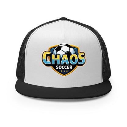 Performance | 5 Panel Trucker Cap | Chaos Soccer | Logo