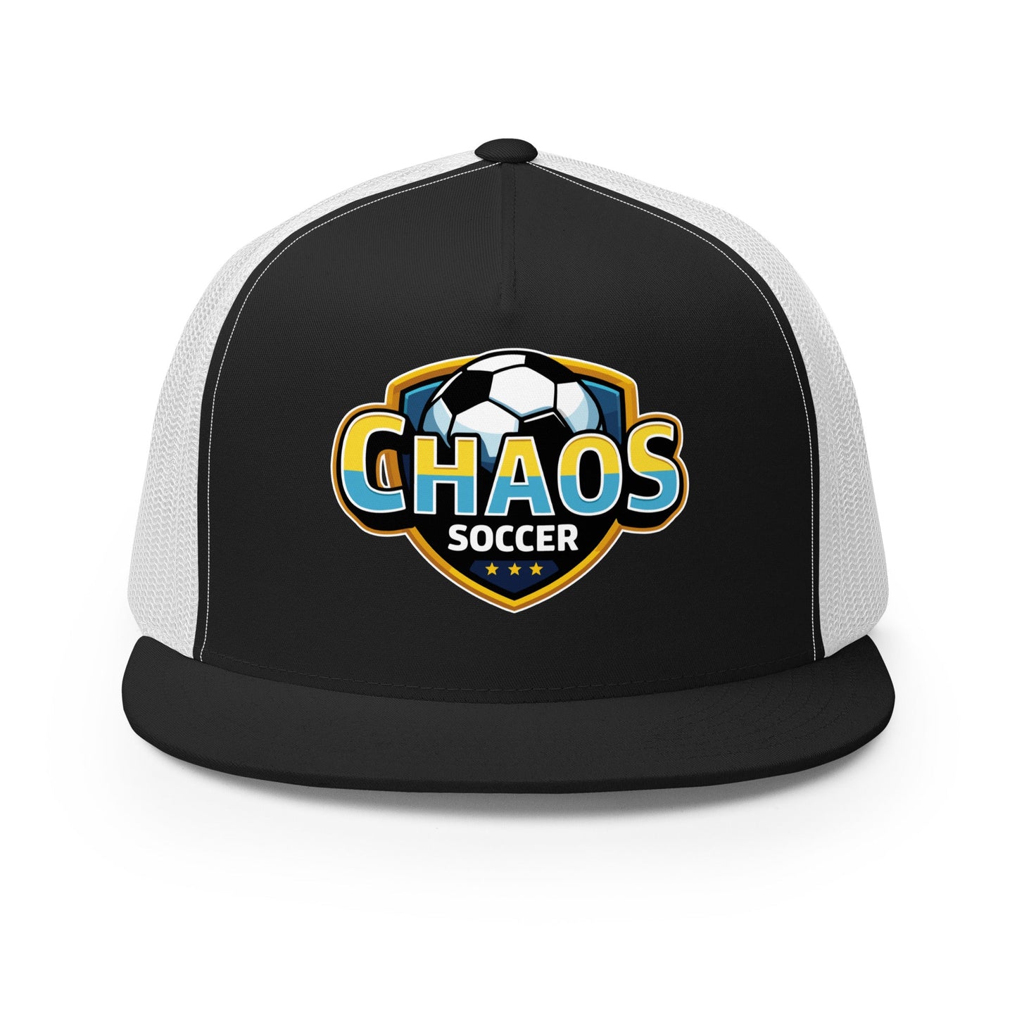 Performance | 5 Panel Trucker Cap | Chaos Soccer | Logo