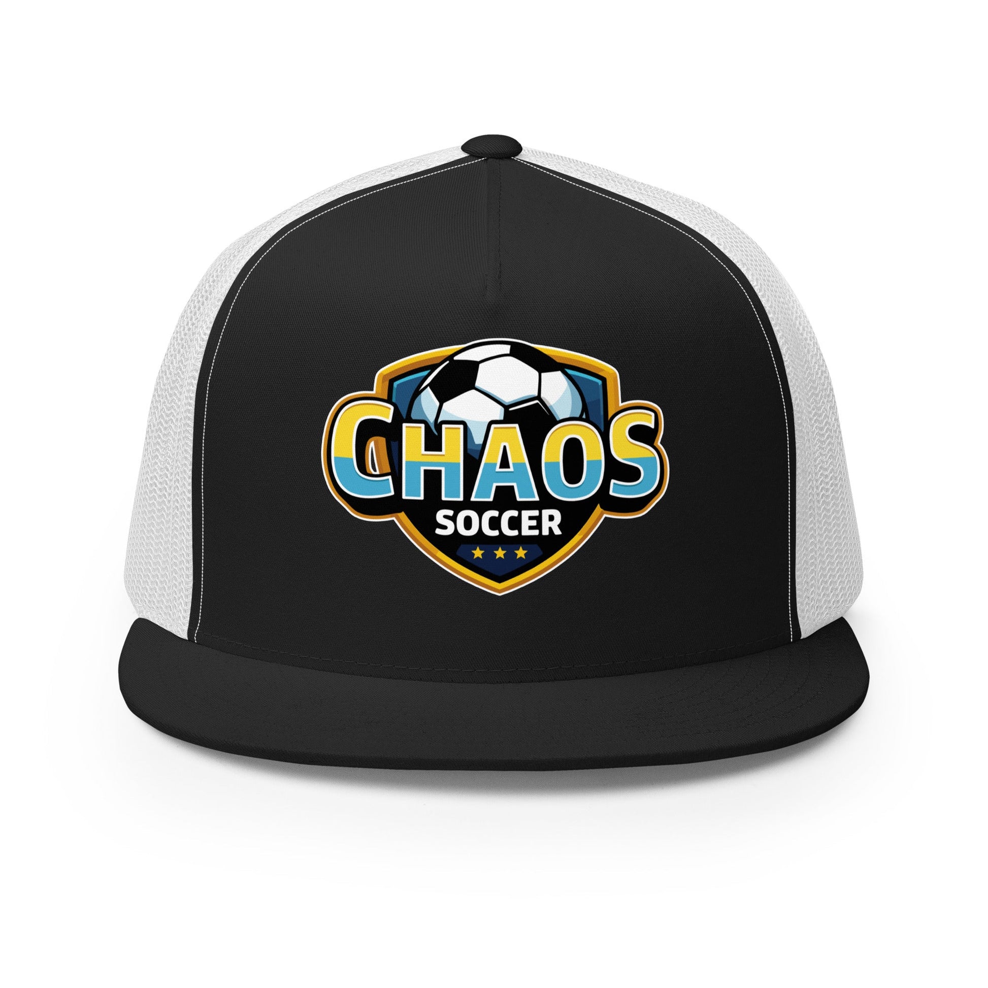 Performance | 5 Panel Trucker Cap | Chaos Soccer | Logo
