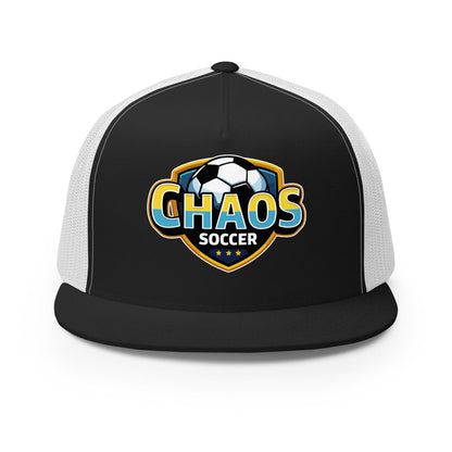 Performance | 5 Panel Trucker Cap | Chaos Soccer | Logo