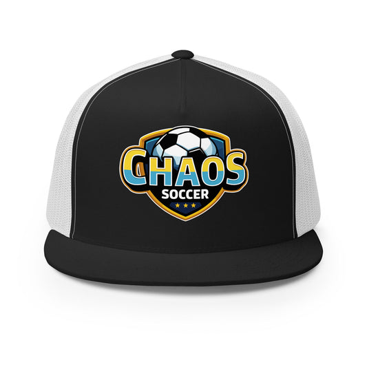 Performance | 5 Panel Trucker Cap | Chaos Soccer | Logo