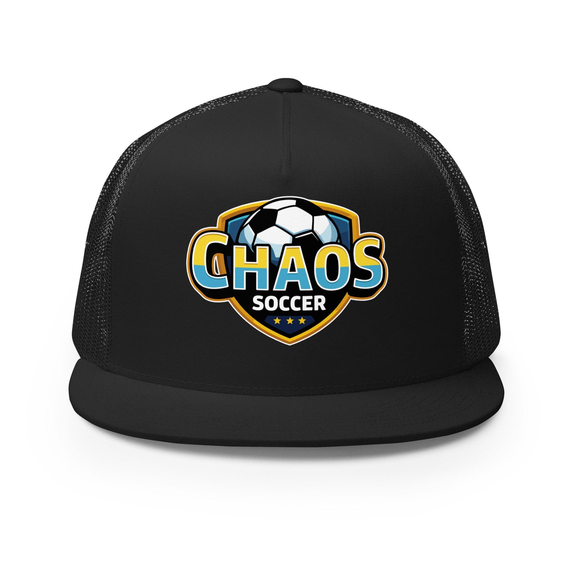 Performance | 5 Panel Trucker Cap | Chaos Soccer | Logo