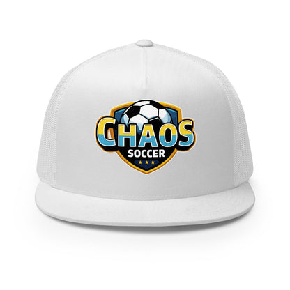 Performance | 5 Panel Trucker Cap | Chaos Soccer | Logo