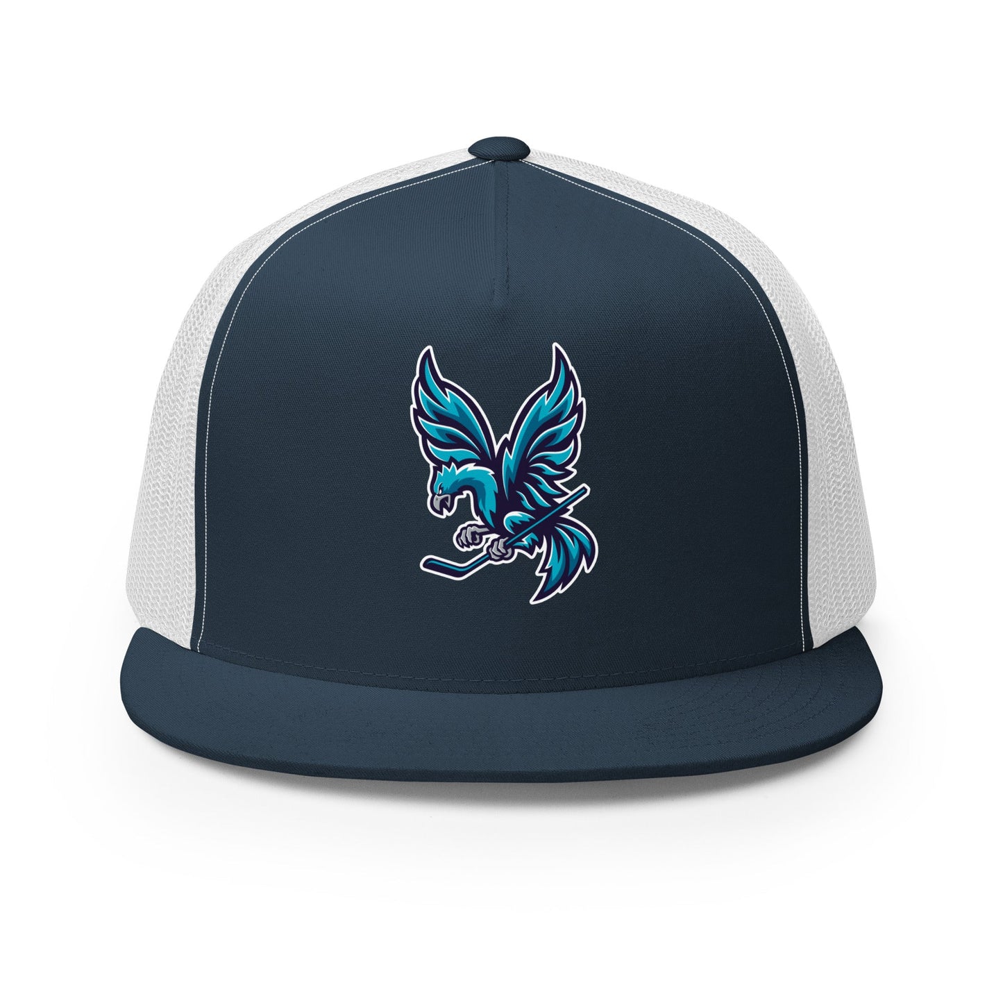 Performance | 5 Panel Trucker Cap | Charlotte Rise | Mascot Logo