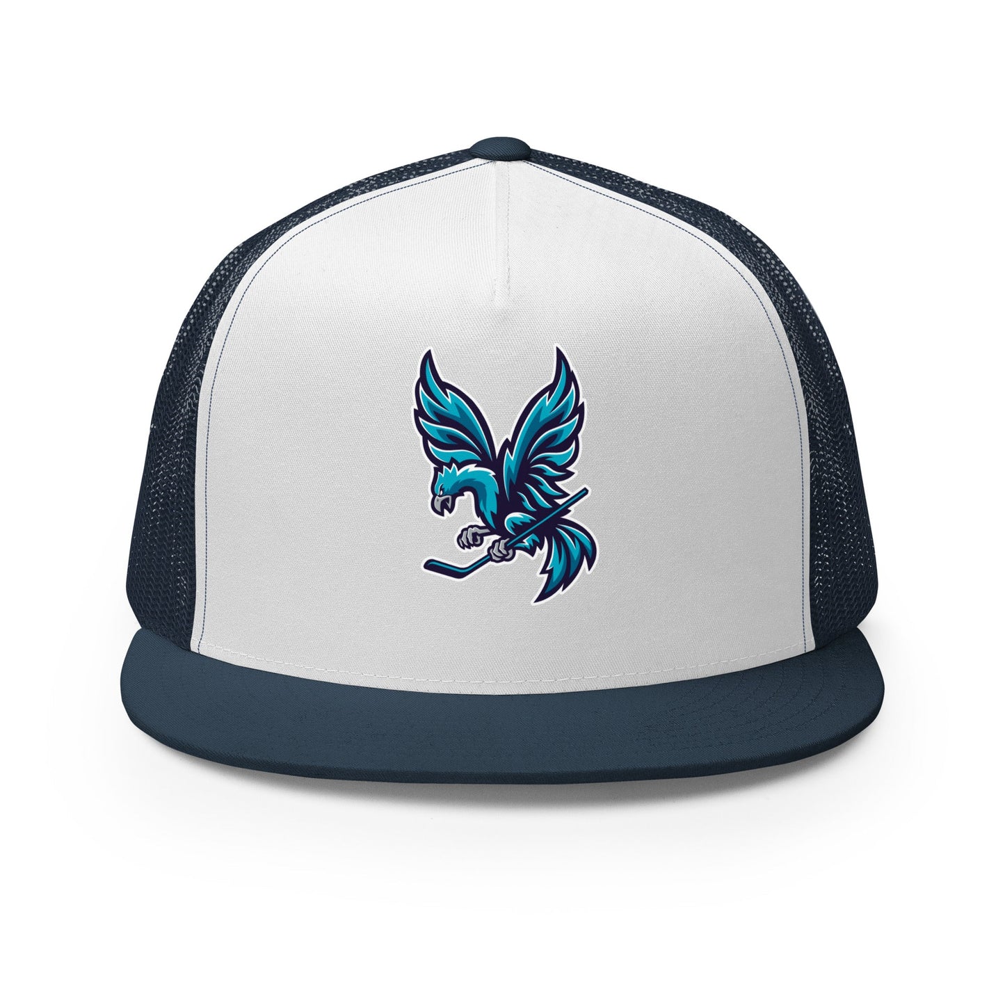 Performance | 5 Panel Trucker Cap | Charlotte Rise | Mascot Logo