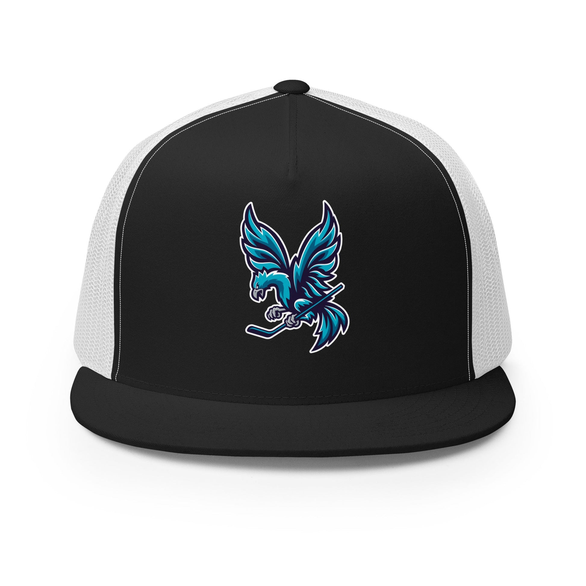 Performance | 5 Panel Trucker Cap | Charlotte Rise | Mascot Logo