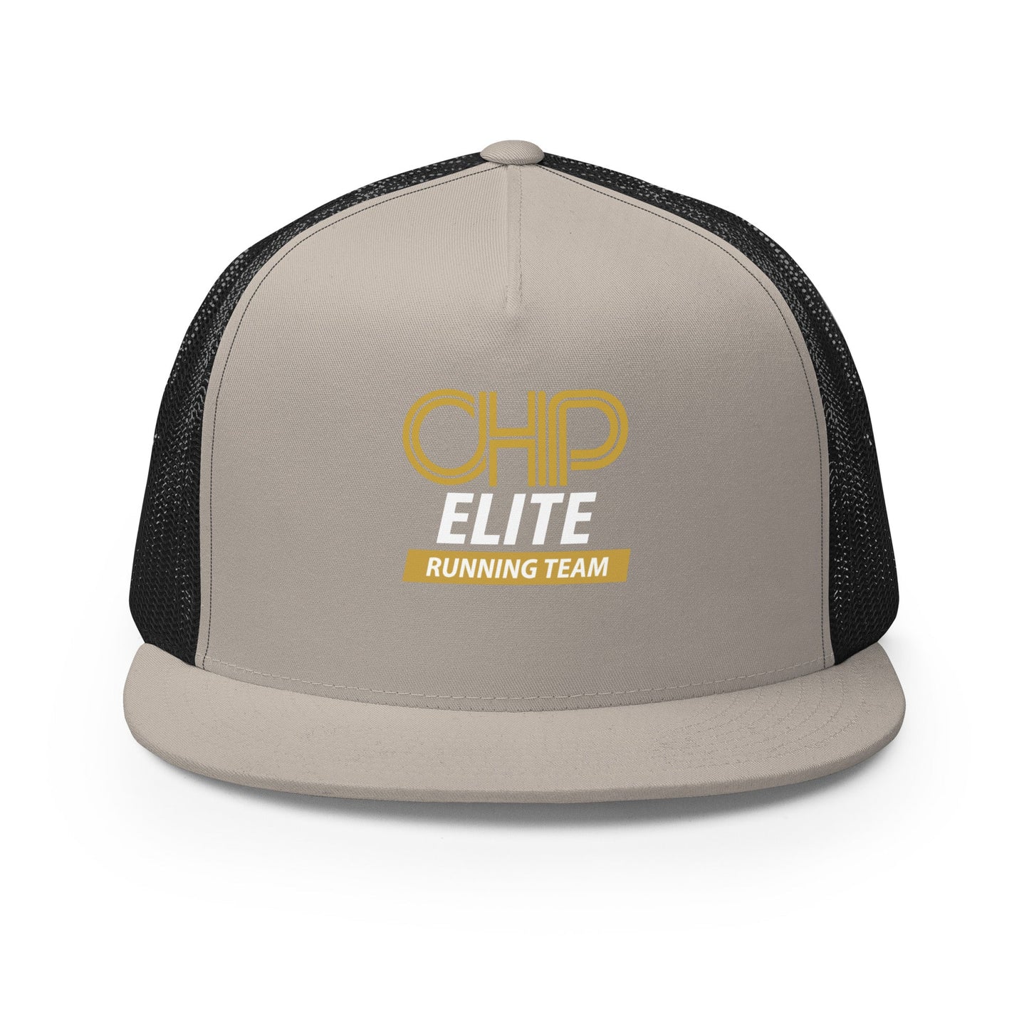 Performance | 5 Panel Trucker Cap | CHP Elite Running Team | Runner Crest Logo