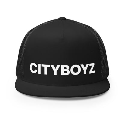 Performance | 5 Panel Trucker Cap | City Boyz Elite | Core Text Logo