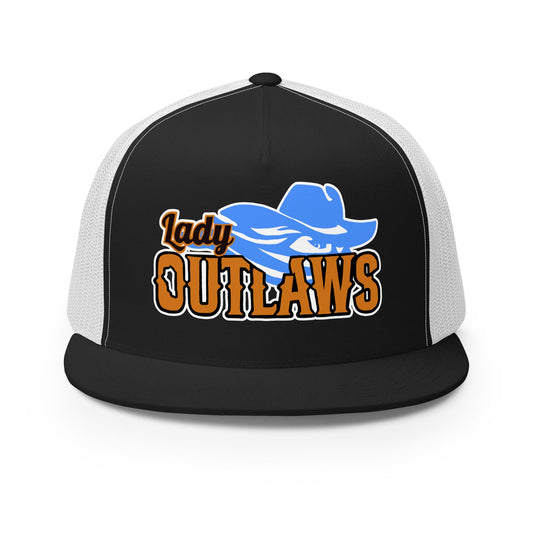 Performance | 5 Panel Trucker Cap | CKY Lady Outlaws | Script Logo
