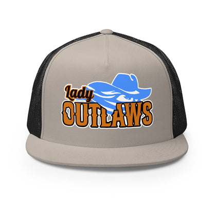 Performance | 5 Panel Trucker Cap | CKY Lady Outlaws | Script Logo