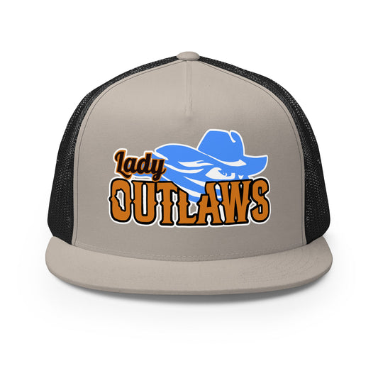 Performance | 5 Panel Trucker Cap | CKY Lady Outlaws | Script Logo