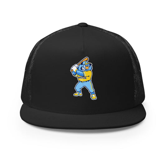 Performance | 5 Panel Trucker Cap | Claremont Little League | Mascot Logo