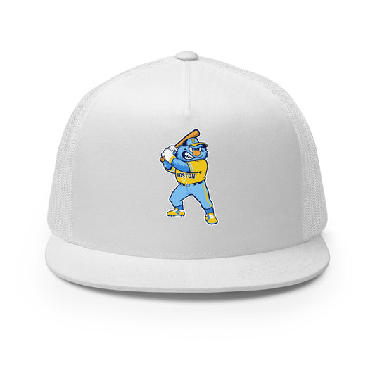 Performance | 5 Panel Trucker Cap | Claremont Little League | Mascot Logo