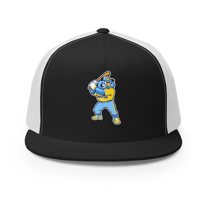 Performance | 5 Panel Trucker Cap | Claremont Little League | Mascot Logo