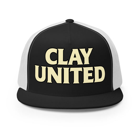 Performance | 5 Panel Trucker Cap | Clay United | Crest Logo