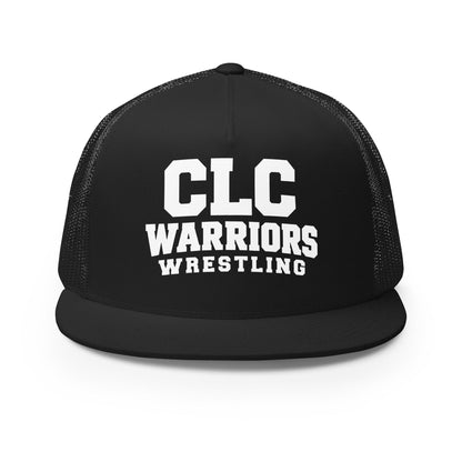 Performance | 5 Panel Trucker Cap | Clear Lake - Clayton Wrestling | Emblem Logo