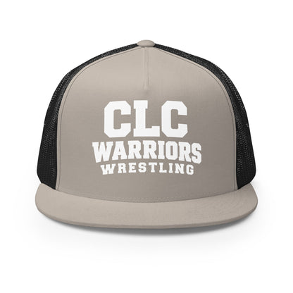 Performance | 5 Panel Trucker Cap | Clear Lake - Clayton Wrestling | Emblem Logo