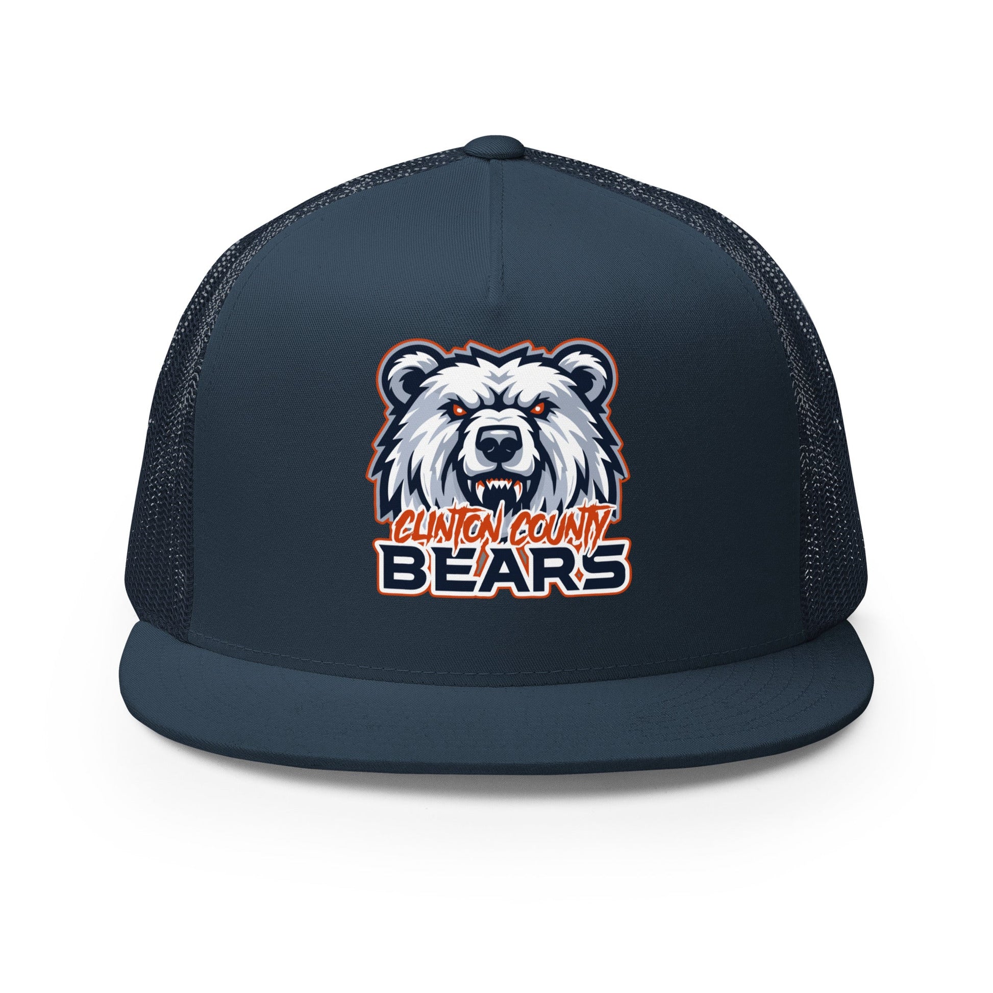 Performance | 5 Panel Trucker Cap | CLINTON COUNTY BEARS | Bears Mascot Logo