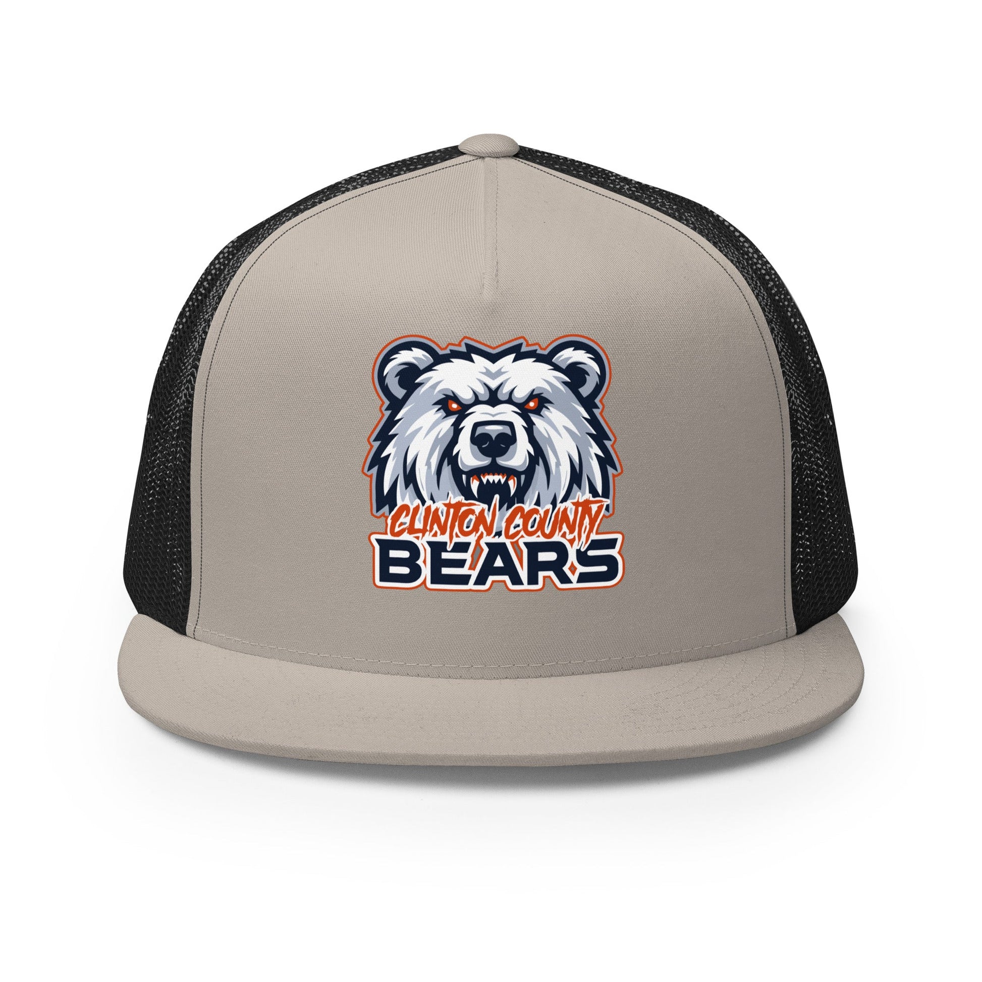 Performance | 5 Panel Trucker Cap | CLINTON COUNTY BEARS | Bears Mascot Logo