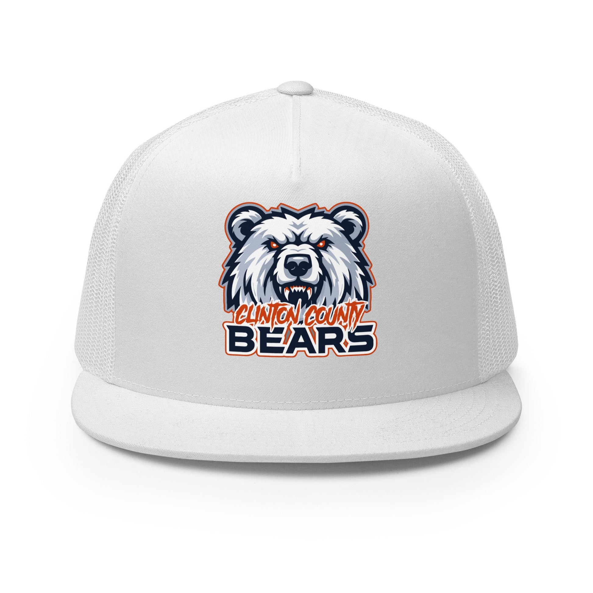 Performance | 5 Panel Trucker Cap | CLINTON COUNTY BEARS | Bears Mascot Logo
