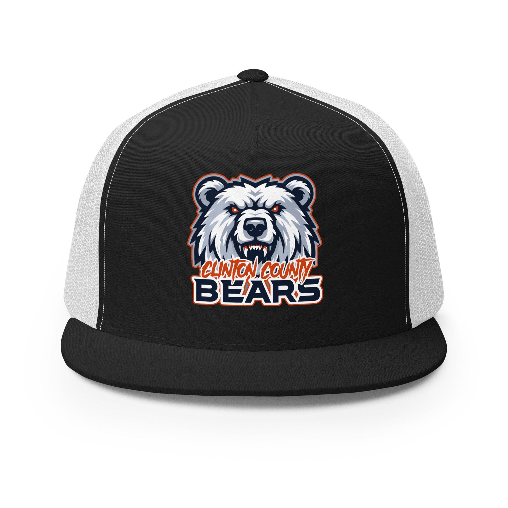 Performance | 5 Panel Trucker Cap | CLINTON COUNTY BEARS | Bears Mascot Logo