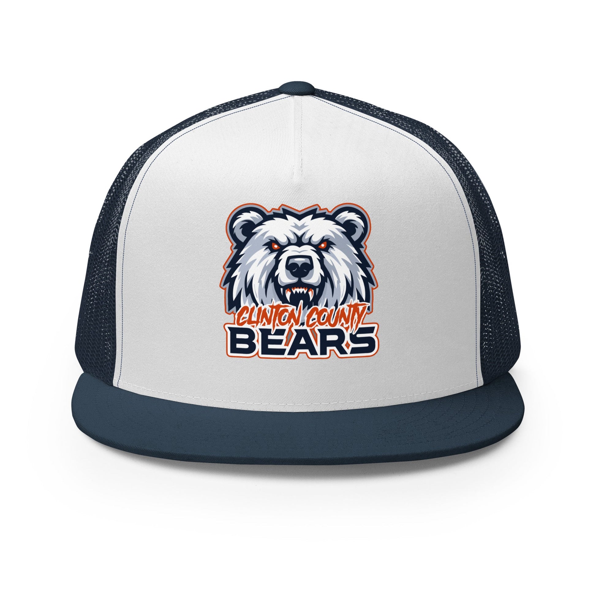 Performance | 5 Panel Trucker Cap | CLINTON COUNTY BEARS | Bears Mascot Logo