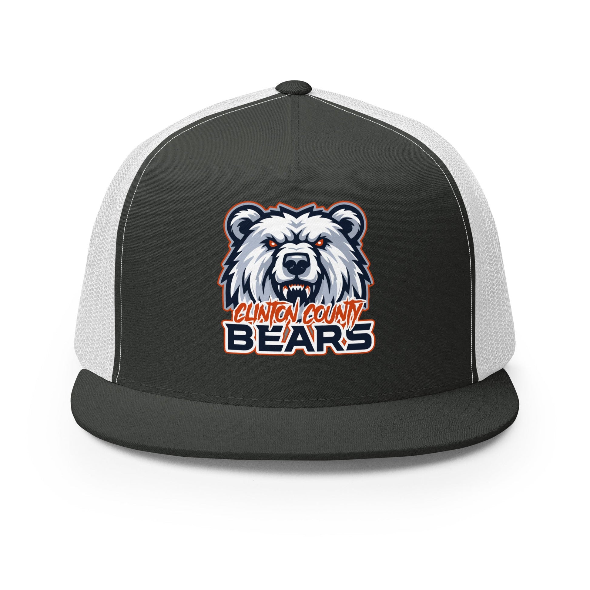 Performance | 5 Panel Trucker Cap | CLINTON COUNTY BEARS | Bears Mascot Logo
