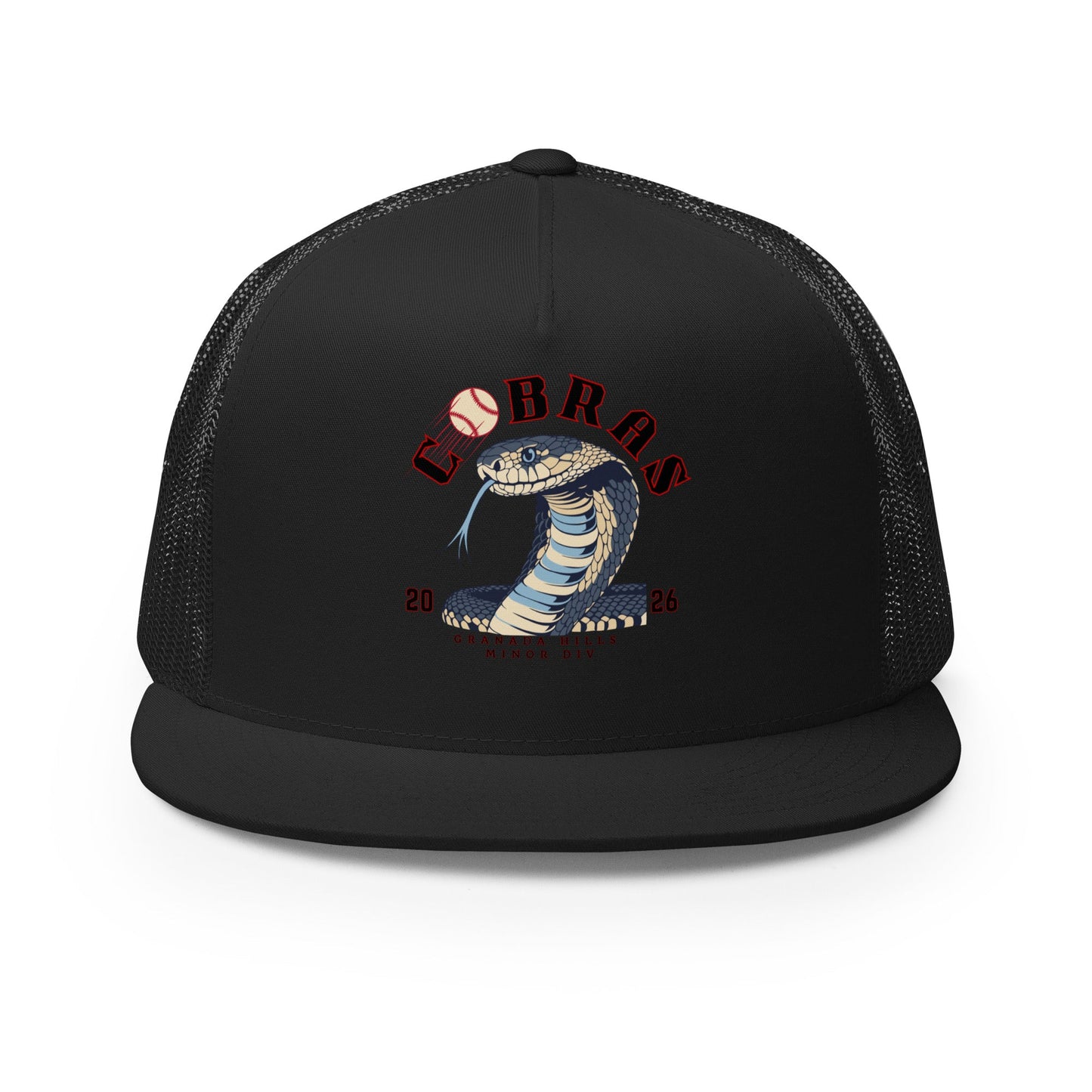 Performance | 5 Panel Trucker Cap | Cobras '26 | Minor Div Logo