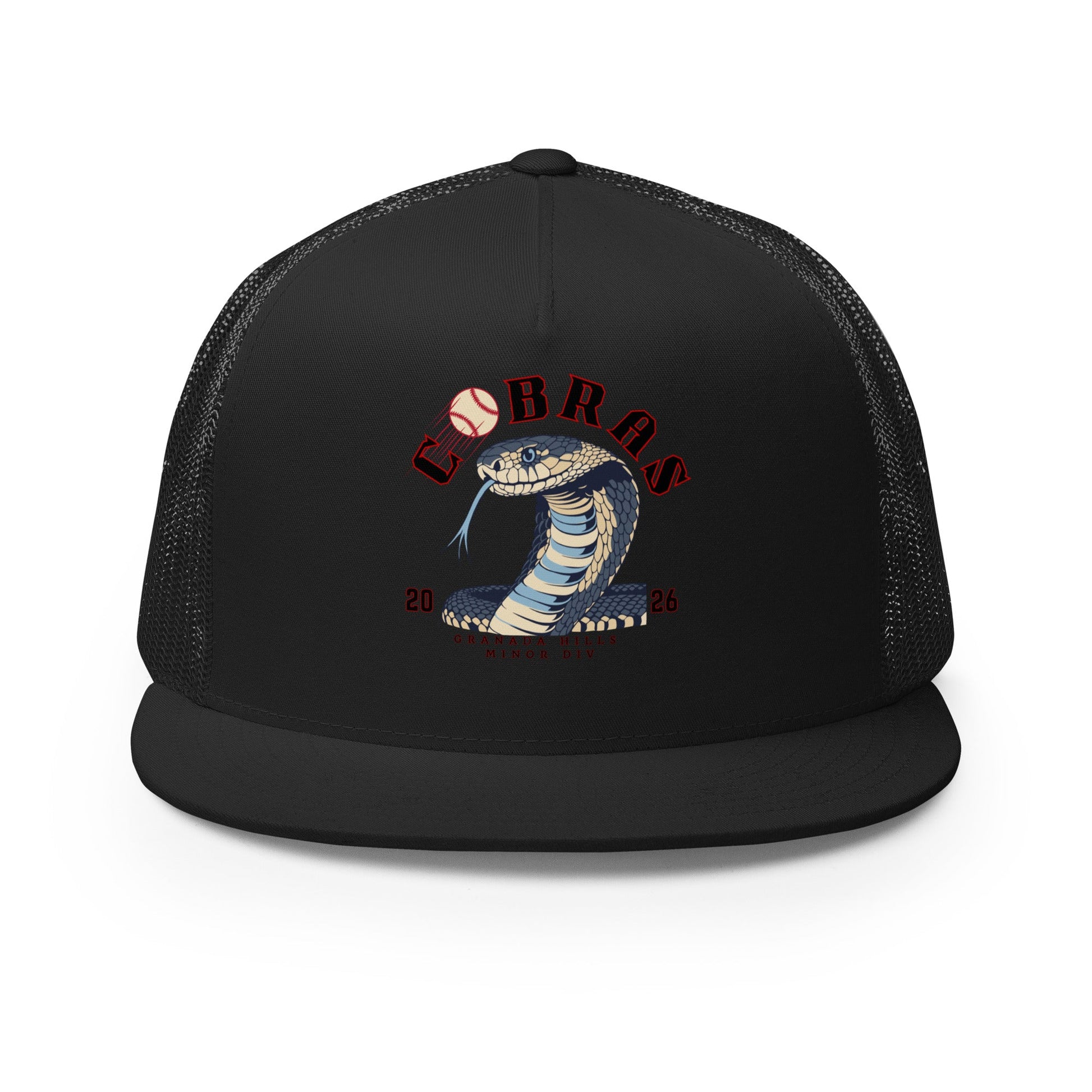 Performance | 5 Panel Trucker Cap | Cobras '26 | Minor Div Logo