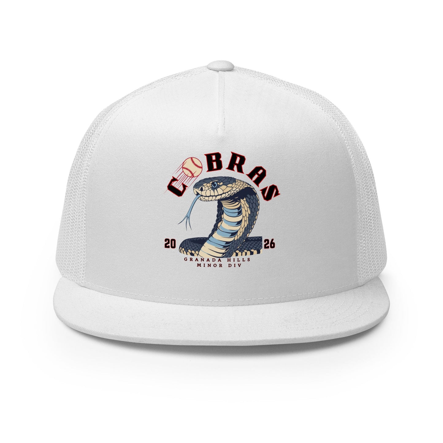 Performance | 5 Panel Trucker Cap | Cobras '26 | Minor Div Logo