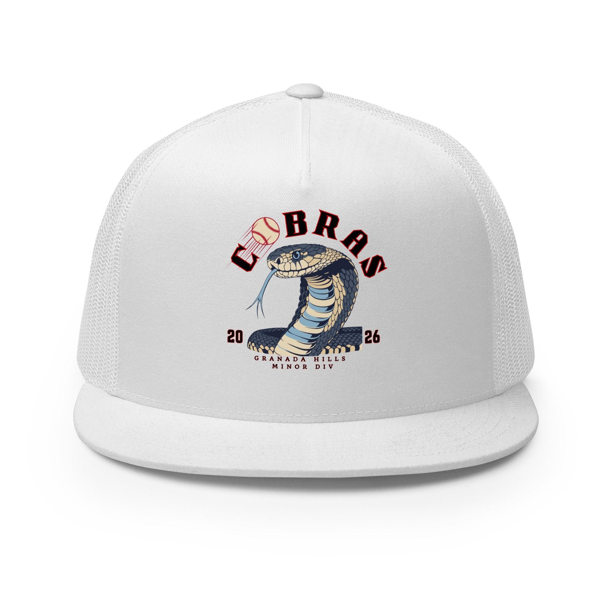 Performance | 5 Panel Trucker Cap | Cobras '26 | Minor Div Logo