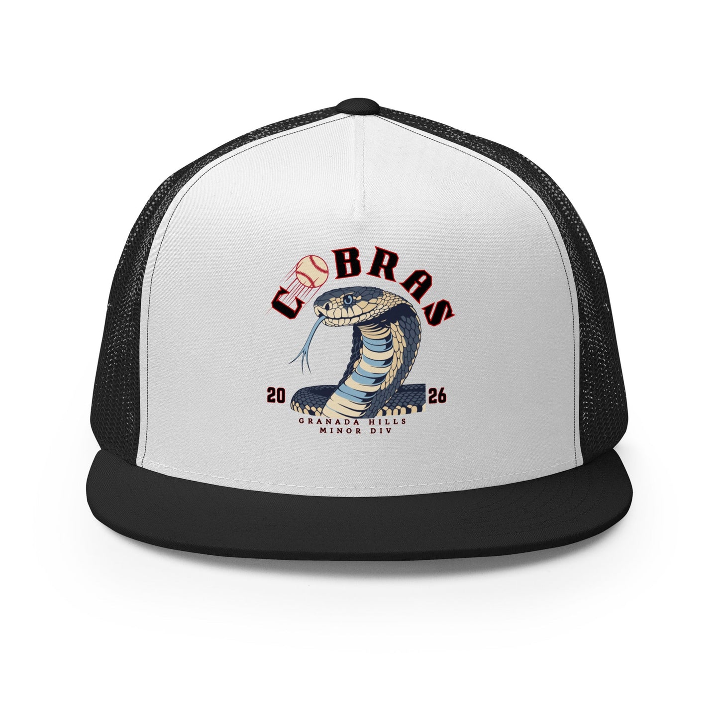 Performance | 5 Panel Trucker Cap | Cobras '26 | Minor Div Logo