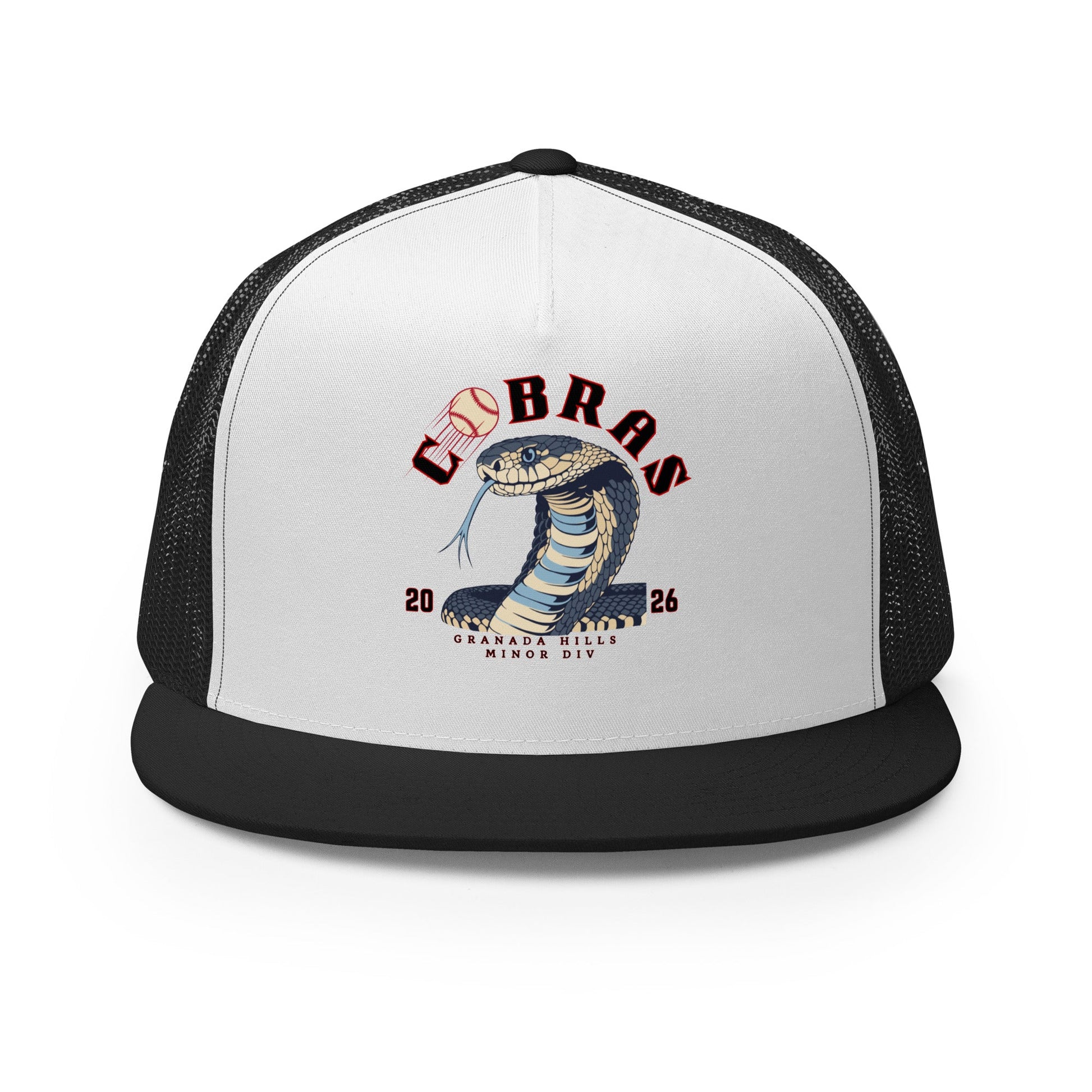 Performance | 5 Panel Trucker Cap | Cobras '26 | Minor Div Logo