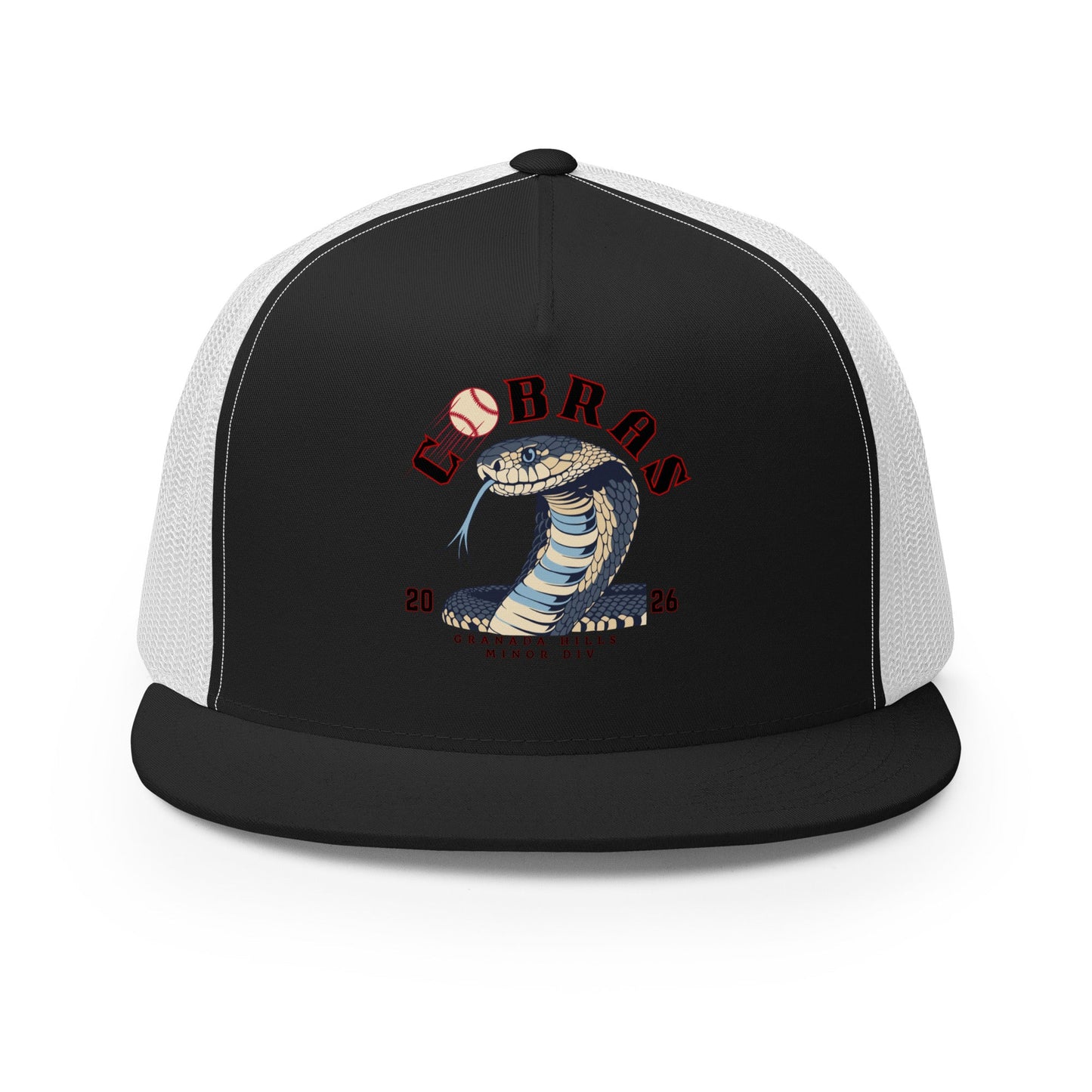 Performance | 5 Panel Trucker Cap | Cobras '26 | Minor Div Logo