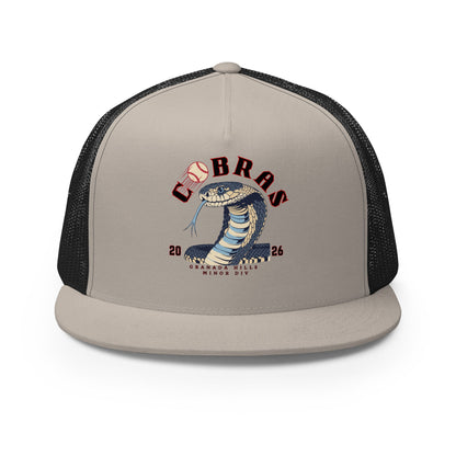 Performance | 5 Panel Trucker Cap | Cobras '26 | Minor Div Logo
