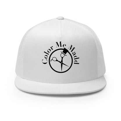 Performance | 5 Panel Trucker Cap | Color Me Madd | Crest Logo