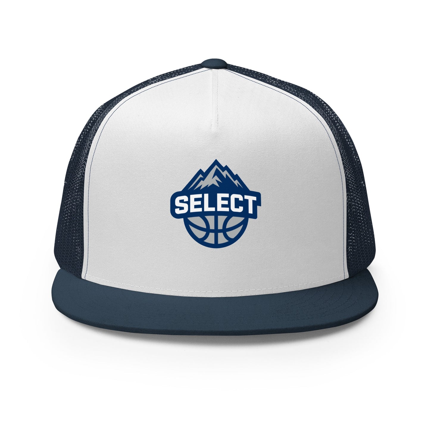 Performance | 5 Panel Trucker Cap | Colorado Select Basketball | Crest Logo