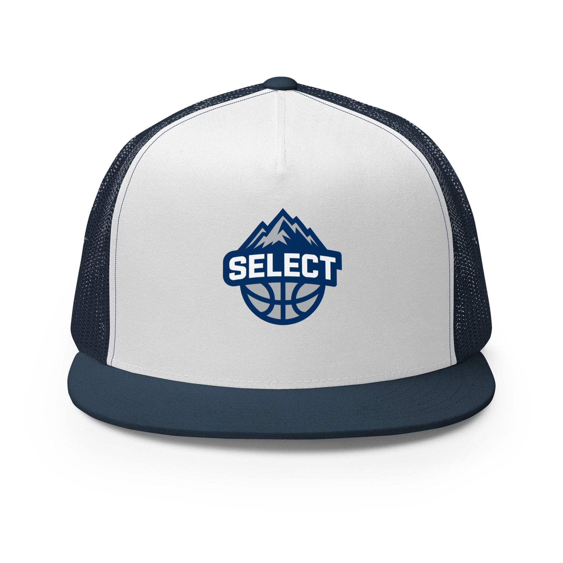 Performance | 5 Panel Trucker Cap | Colorado Select Basketball | Crest Logo
