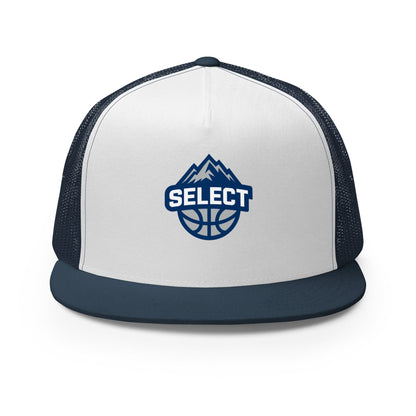 Performance | 5 Panel Trucker Cap | Colorado Select Basketball | Crest Logo